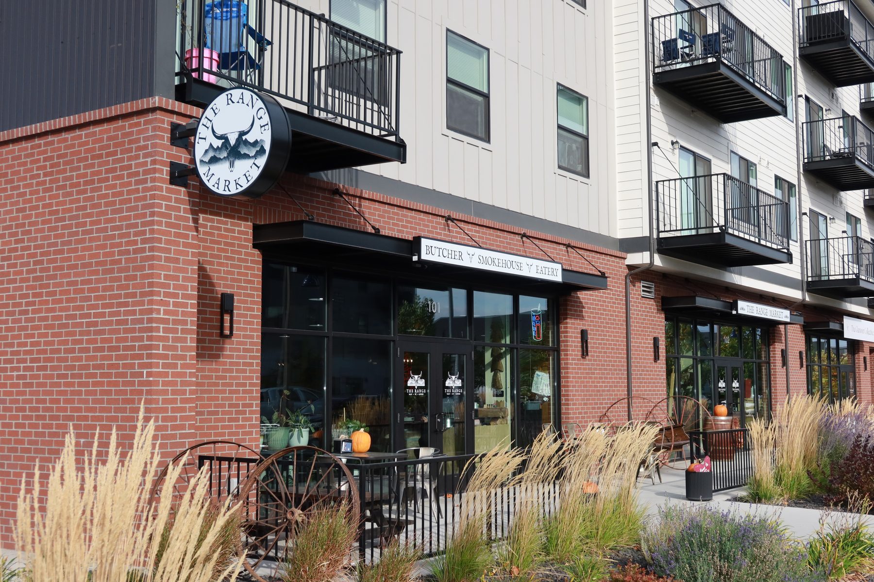 The Range Market storefront at The North Yards at Millworx